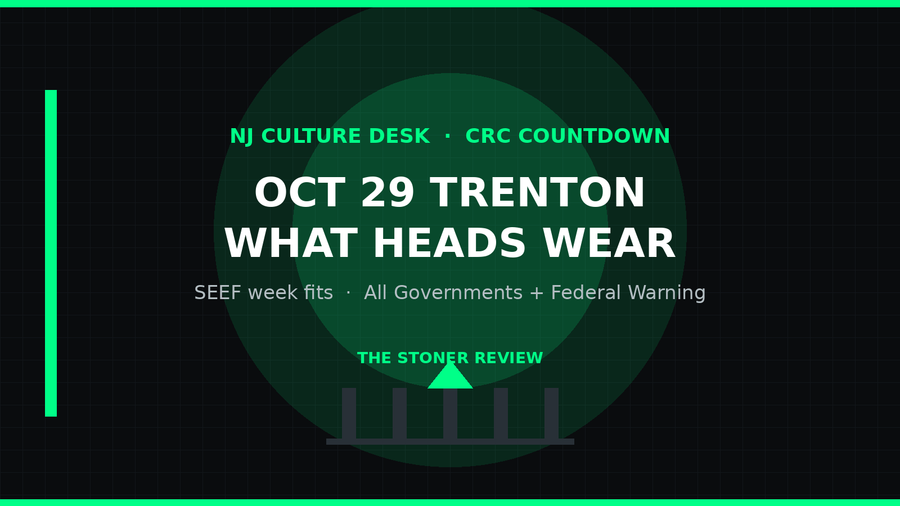 NJ Cannabis Commission Meets Oct. 29 in Trenton: What to Watch
