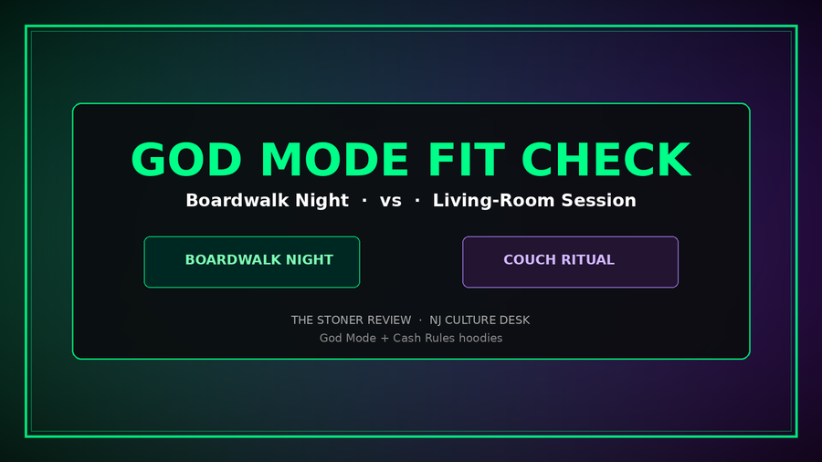 God Mode vs. Cash Rules: What to Wear on the Boardwalk or at Home