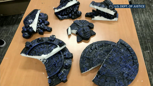 25 Pounds of Methamphetamine Disguised as Aztec Calendars and Statues Seized in Major California Drug Trafficking Bust