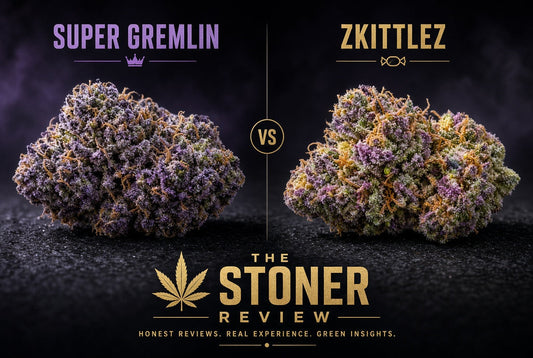 Super Gremlin vs Zkittlez strain comparison NYC cannabis 2026 The Stoner Review