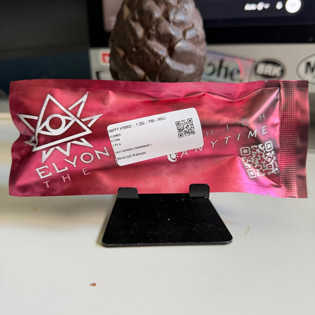 Elyon Happy Hybrid 1.25g pre-roll review SilverLeaf Wellness New Jersey anytime hybrid 9.0/10 The Stoner Review