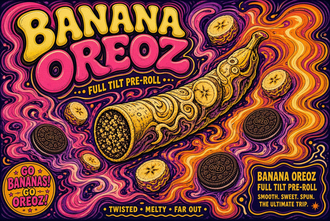 Banana OreoZ Pre-Roll Review: Full Tilt 8.7/10 NJ | The Stoner Review