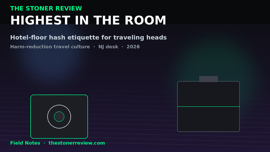 Hotel-Room Hash Etiquette: A Travel Guide for Cannabis Smokers