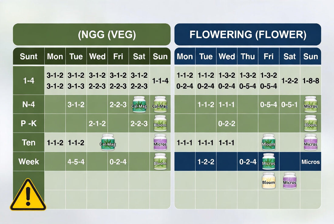 Dream OG Nutrient Schedule (Blue Dream × OG Kush Hybrid)