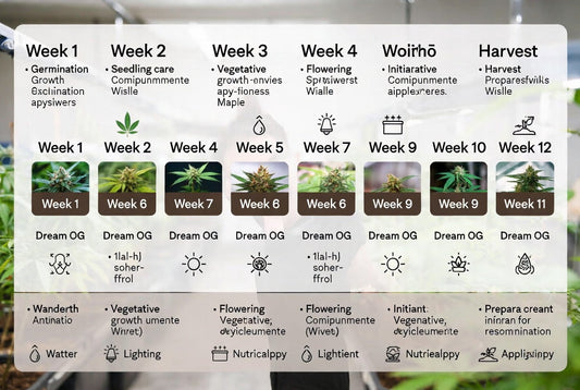 Indoor Grow Schedule for Newbies – Dream OG Edition