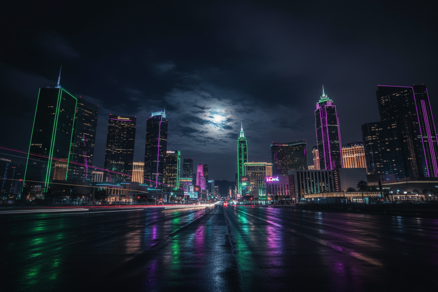 Neon Haze: A Night in the Las Vegas Cannabis Scene